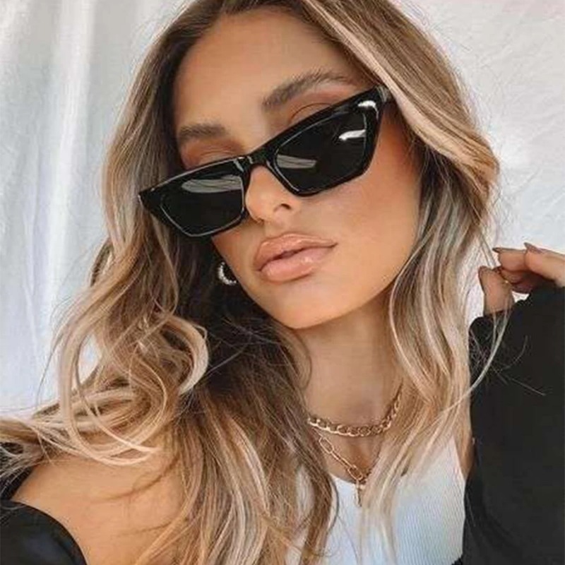 Sunglasses Cat Eye - Kacamata Hitam Mata Kucing Vintage Wanita