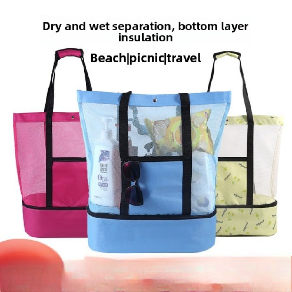 1pc Tas Pendingin Termal Multi - Tote Bag Beach ulasan dan harga
