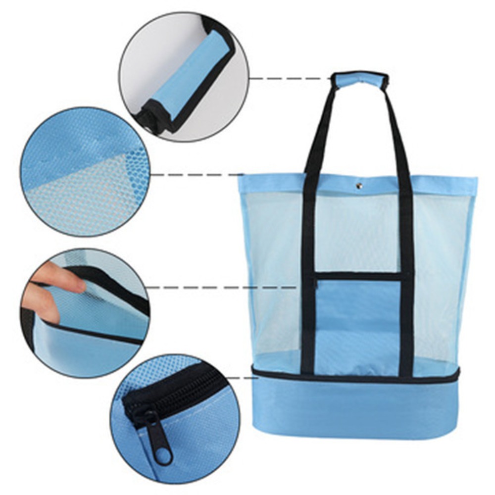 1pc Tas Pendingin Termal Multi - Tote Bag Beach ulasan dan harga