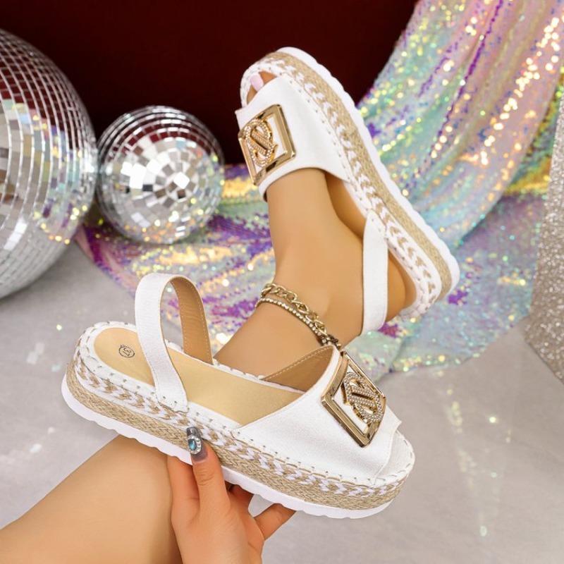 Sandal Espadrille Platform Wan - Wedge Espadrille Women ulasan dan harga