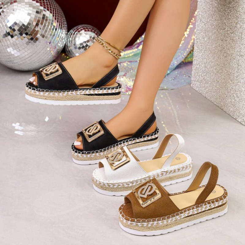 Sandal Espadrille Platform Wan - Wedge Espadrille Women ulasan dan harga