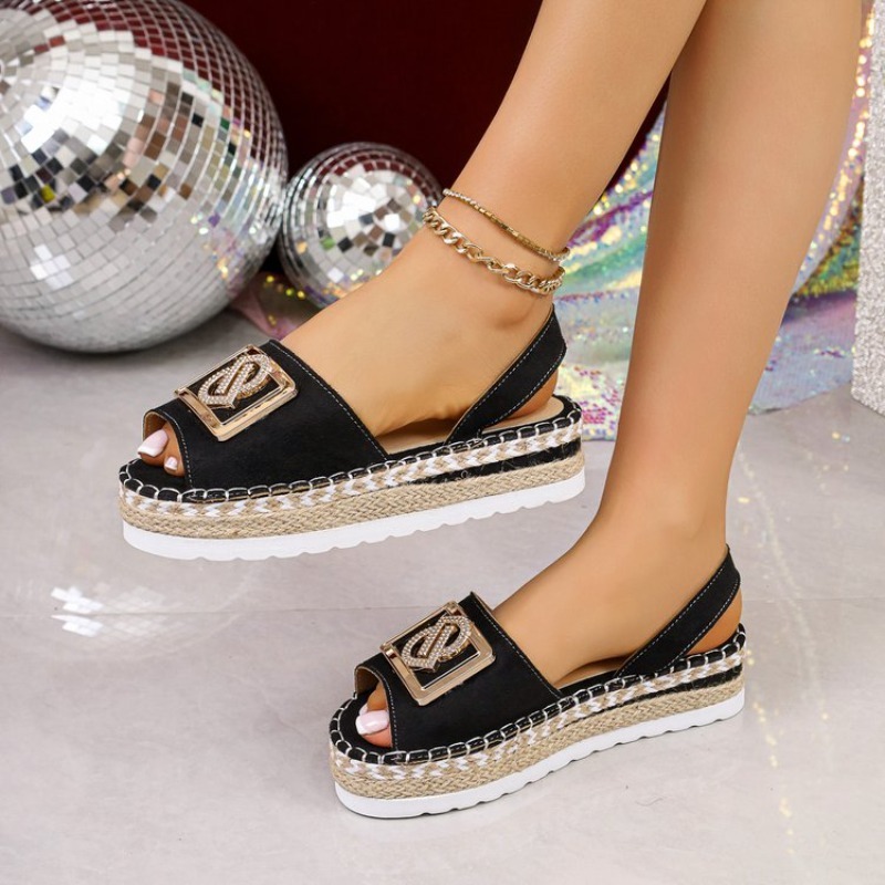 Sandal Espadrille Platform Wan - Wedge Espadrille Women ulasan dan harga