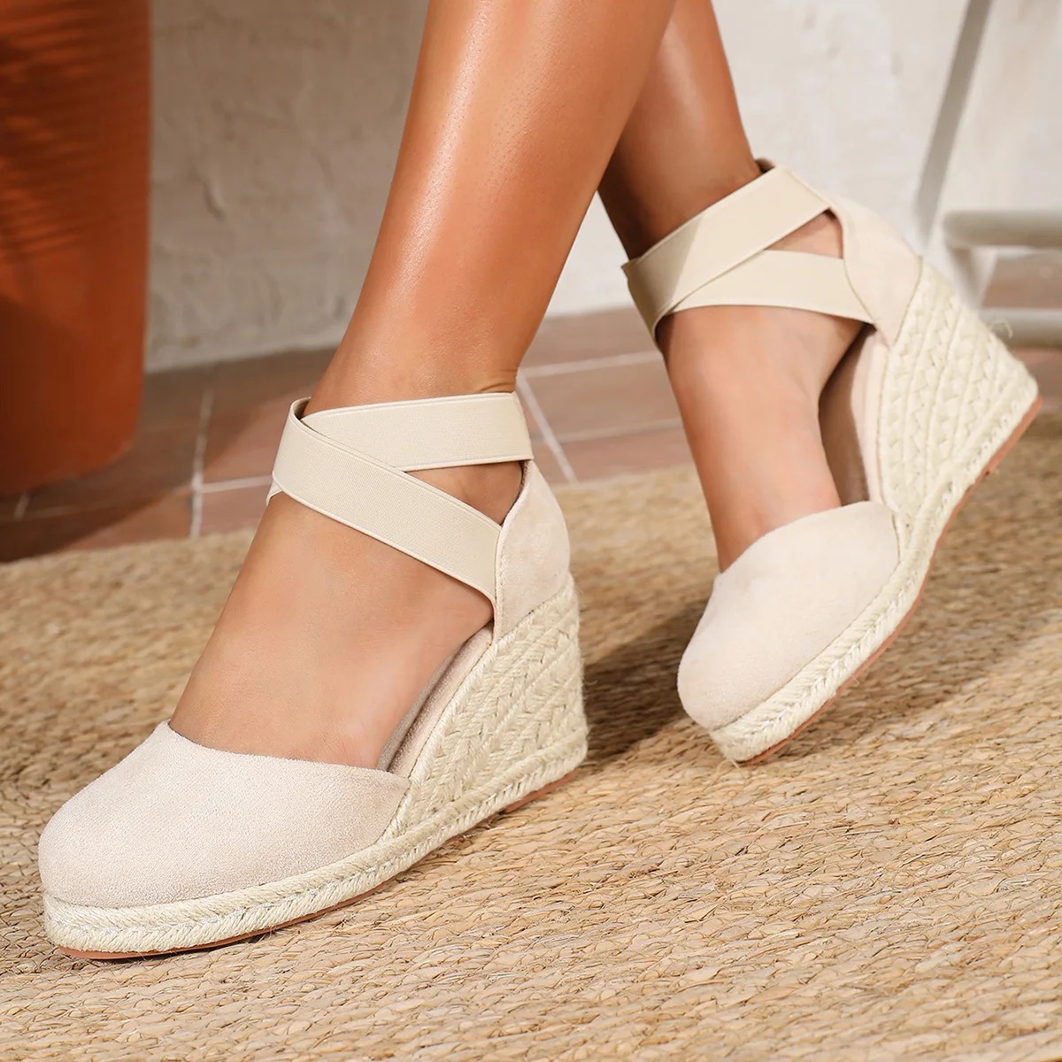 Sandal Wedges Espadrille Wanit - Wedge Espadrille Women ulasan dan harga
