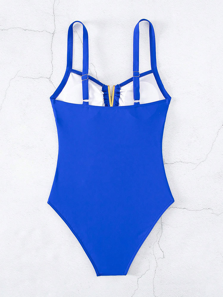 Pakaian renang kawat V Ruched  - Swimsuit Bikini Ruched ulasan dan harga