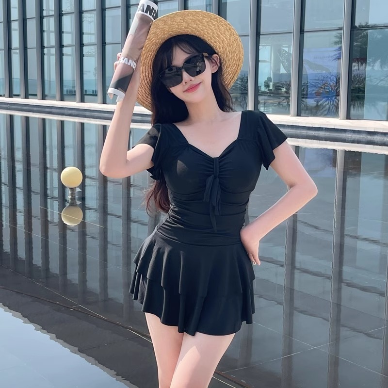 Baju Renang Wanita Satu Potong - Swimsuit Bikini Ruched ulasan dan harga