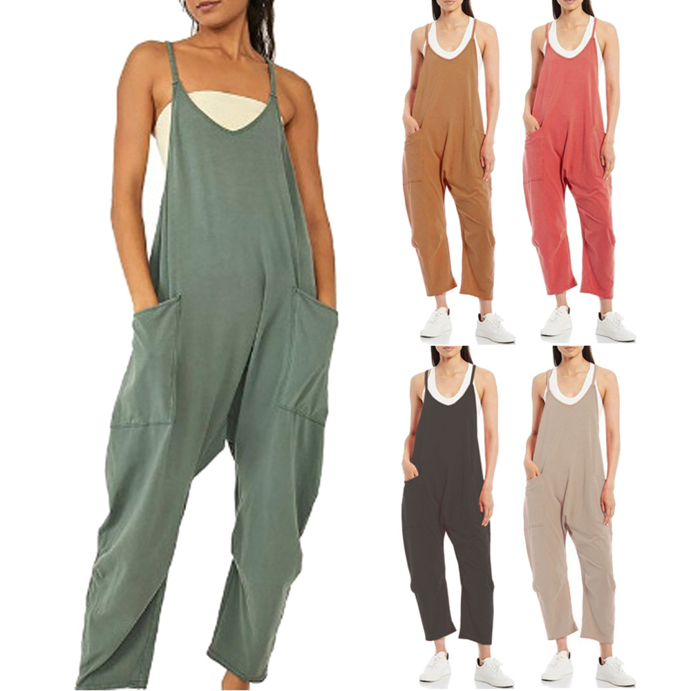 Jumpsuit Musim Panas Longgar K - Jumpsuit Linen Relaxed ulasan dan harga
